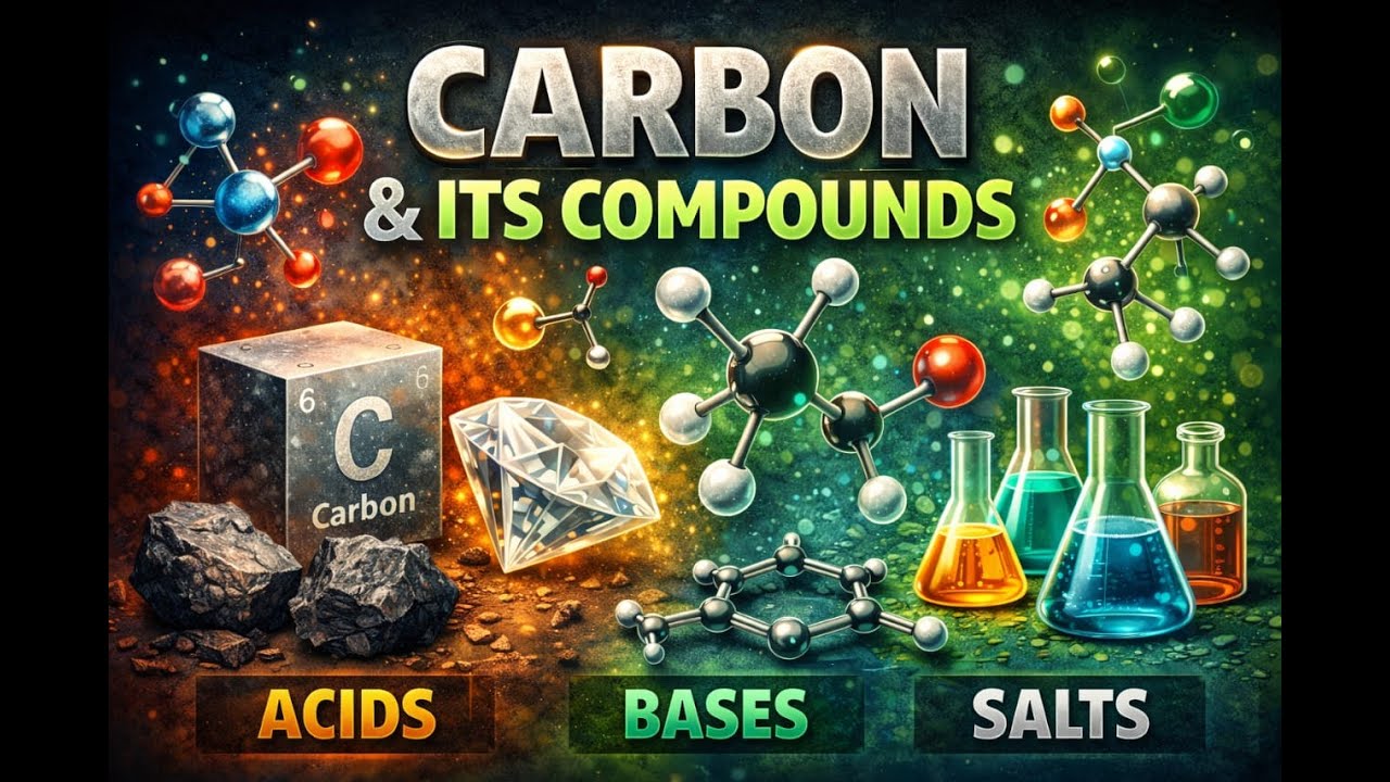 PART 1 I CARBON AND ITS COMPOUND  I 10th standard I