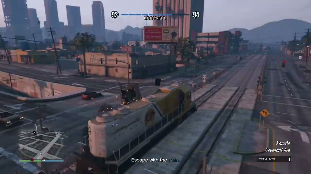 gta 5 driving the train