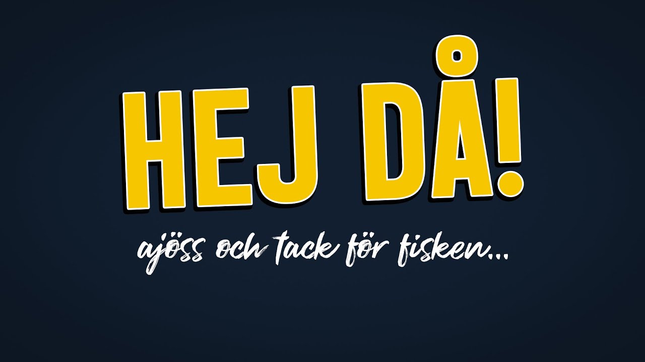 How to say GOOD BYE in SWEDISH