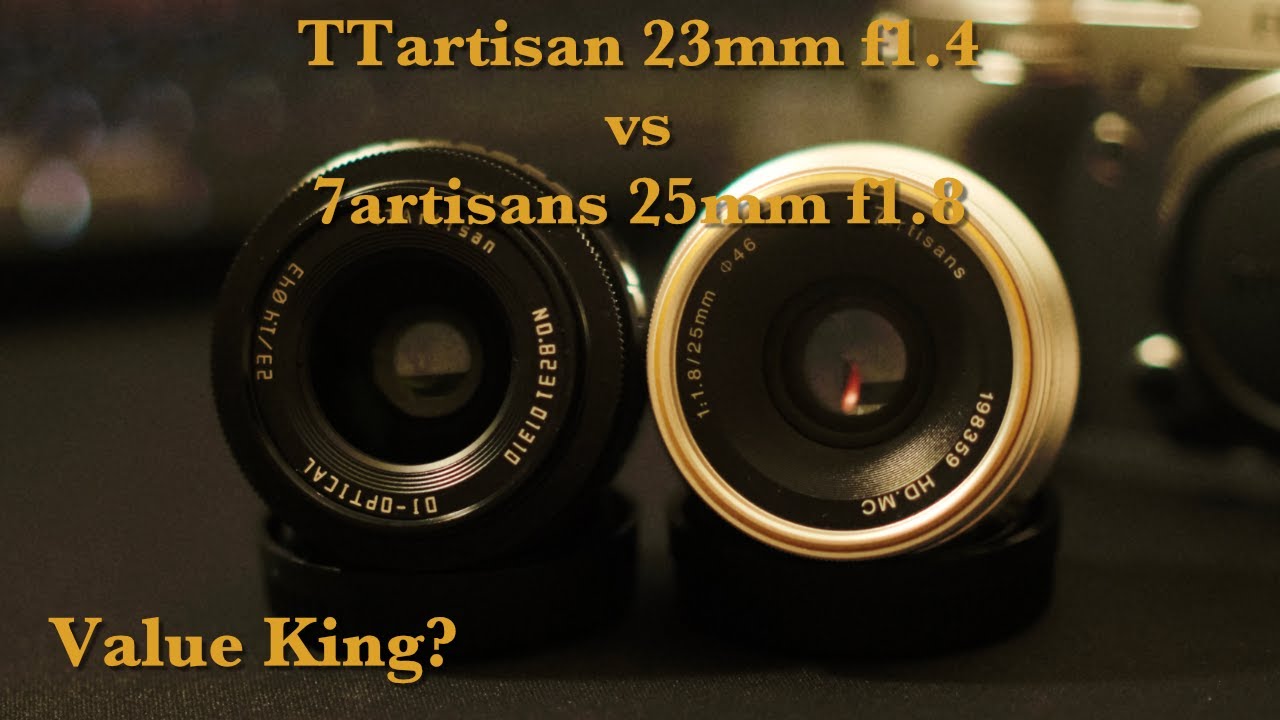 TTartisan 23mm f1.4 vs 7artisans 25mm f1.8 | fujixt4 | fujixt3