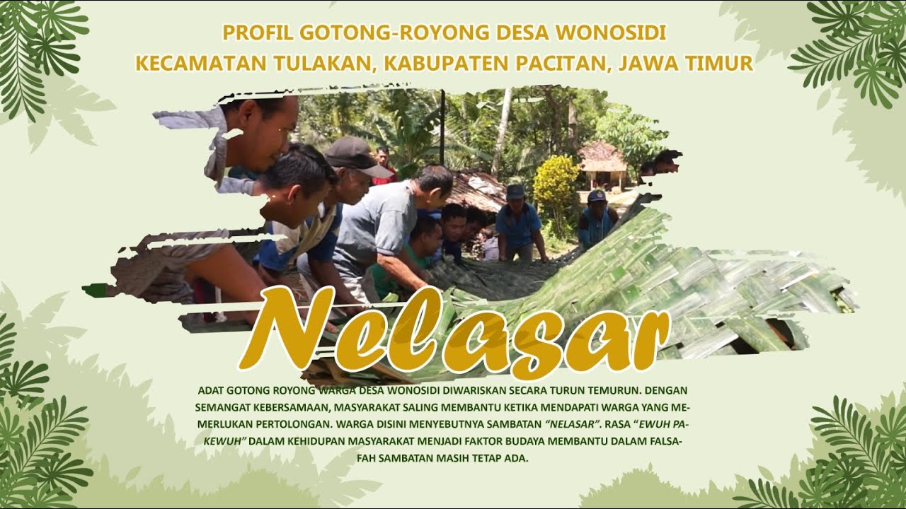 SEMANGAT GOTONG ROYONG DESA WONOSIDI- RUNNER UP LOMBA BBGRM PROVINSI JAWA TIMUR 2023