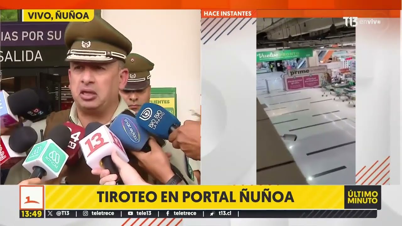Robo y tiroteo en Mall Portal Ñuñoa: Delincuentes se dieron a la fuga