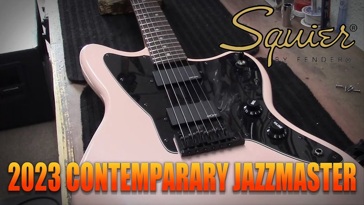 Squier Contemporary Jazzmaster 2023 года — замена струн, настройка и обзор гитары!