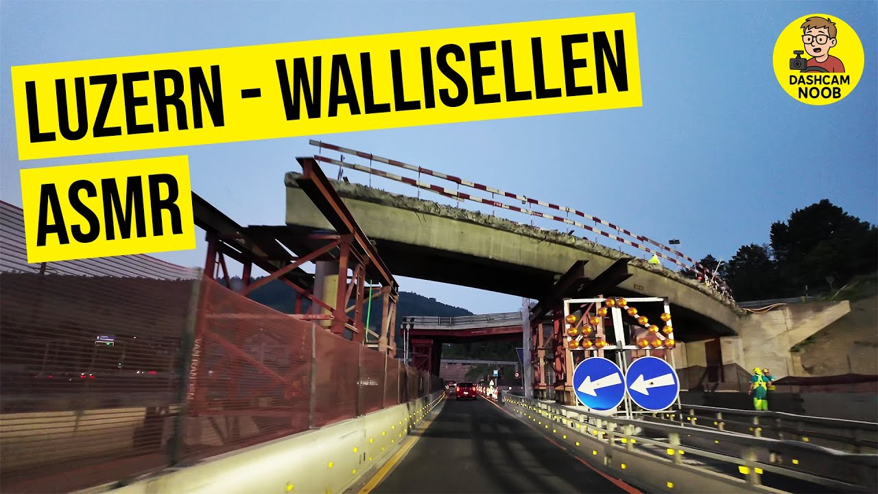 Luzern - Wallisellen 🇨🇭 | Driving in Switzerland | ASMR | 4K | 