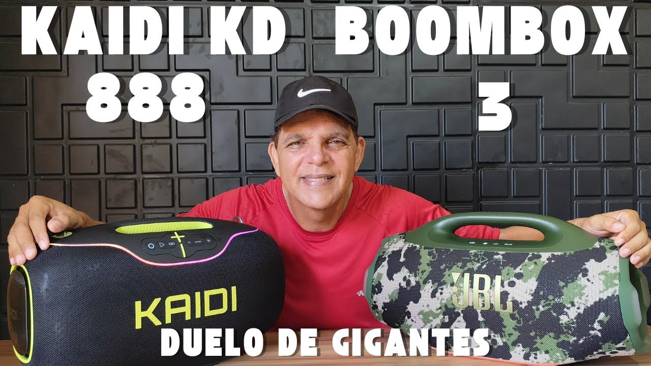 KAIDI KD 888 VS JBL BOOMBOX 4 QUAL CAIXA DE SOM LEVOU A MELHOR? #bass