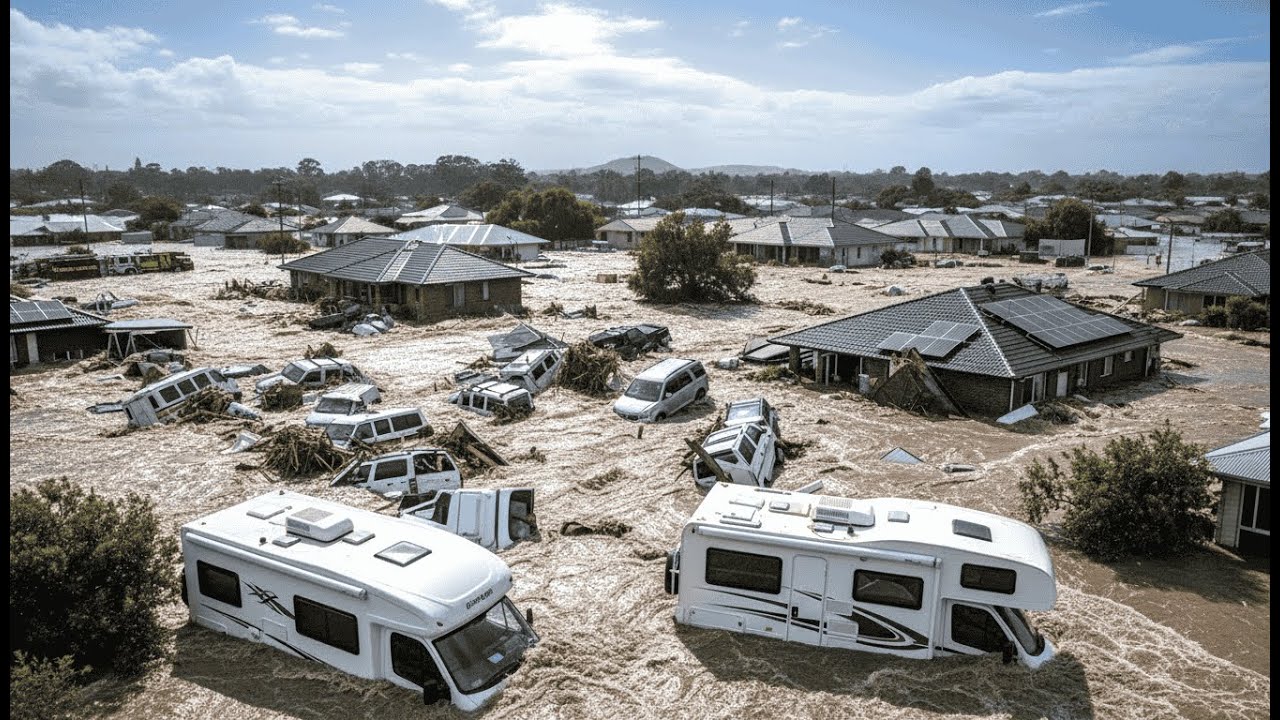 Disaster Strikes Australia! Torrential Floods Destroy Homes, Vehicles in Queensland Sydney Chaos