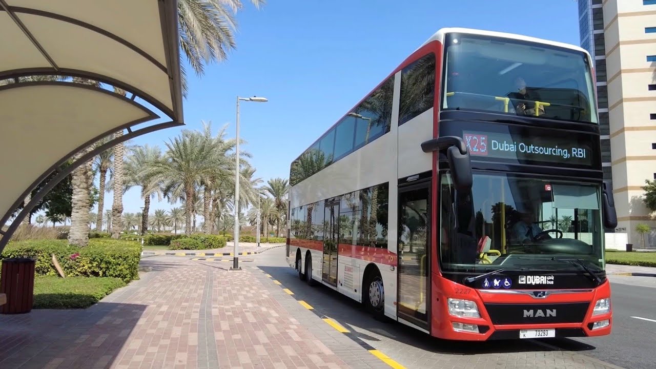 Dubai Double Decker Bus X25 Ride around Dubai Silicon Oasis | United Arab Emirates 🇦🇪
