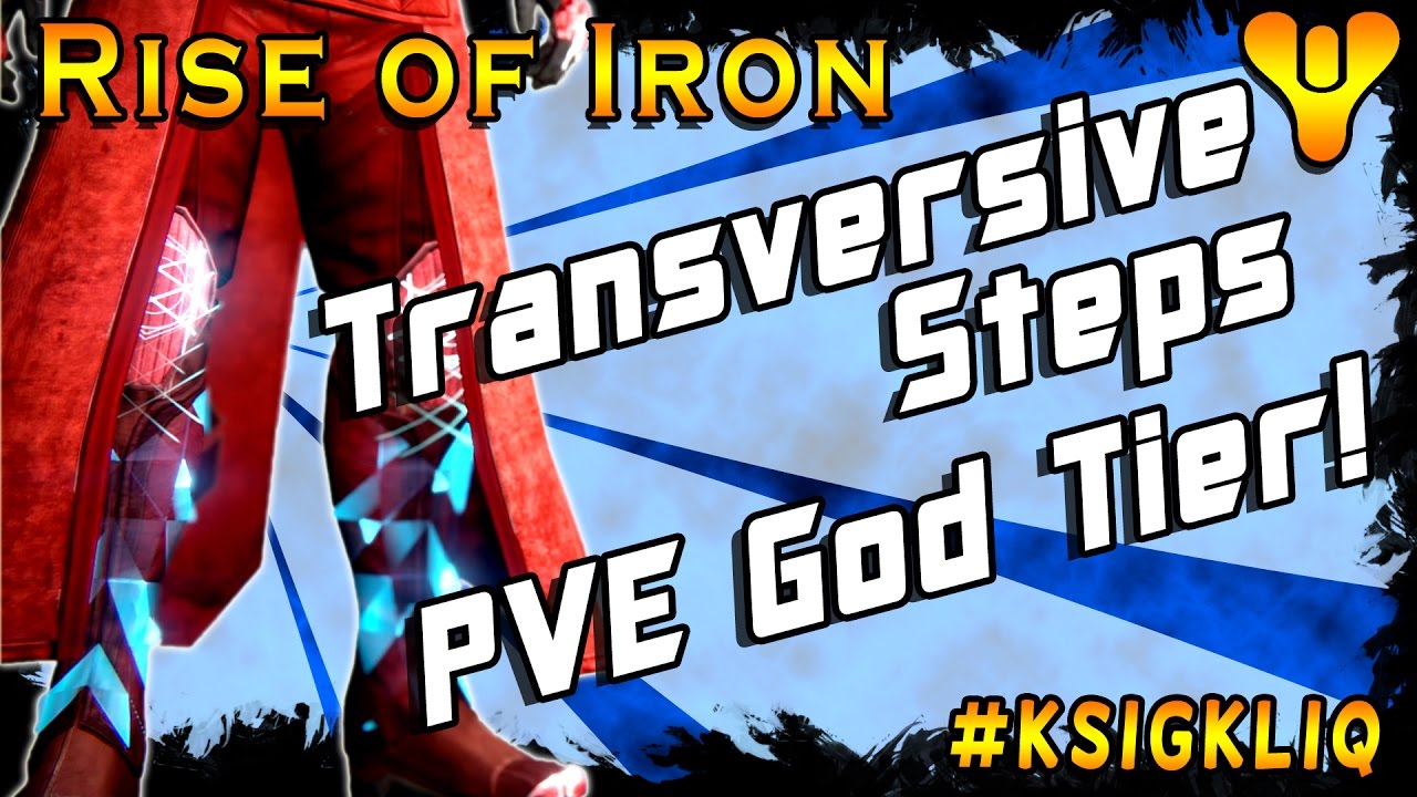 Destiny Rise of Iron Transversive Steps Review God Tier Exotic Boots