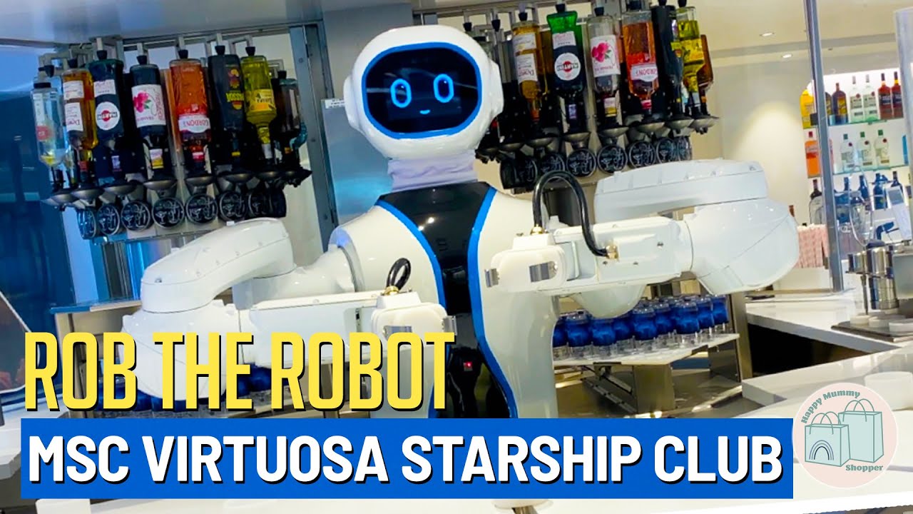 MSC Virtuosa cruise ship Rob the Robot & Starship Club