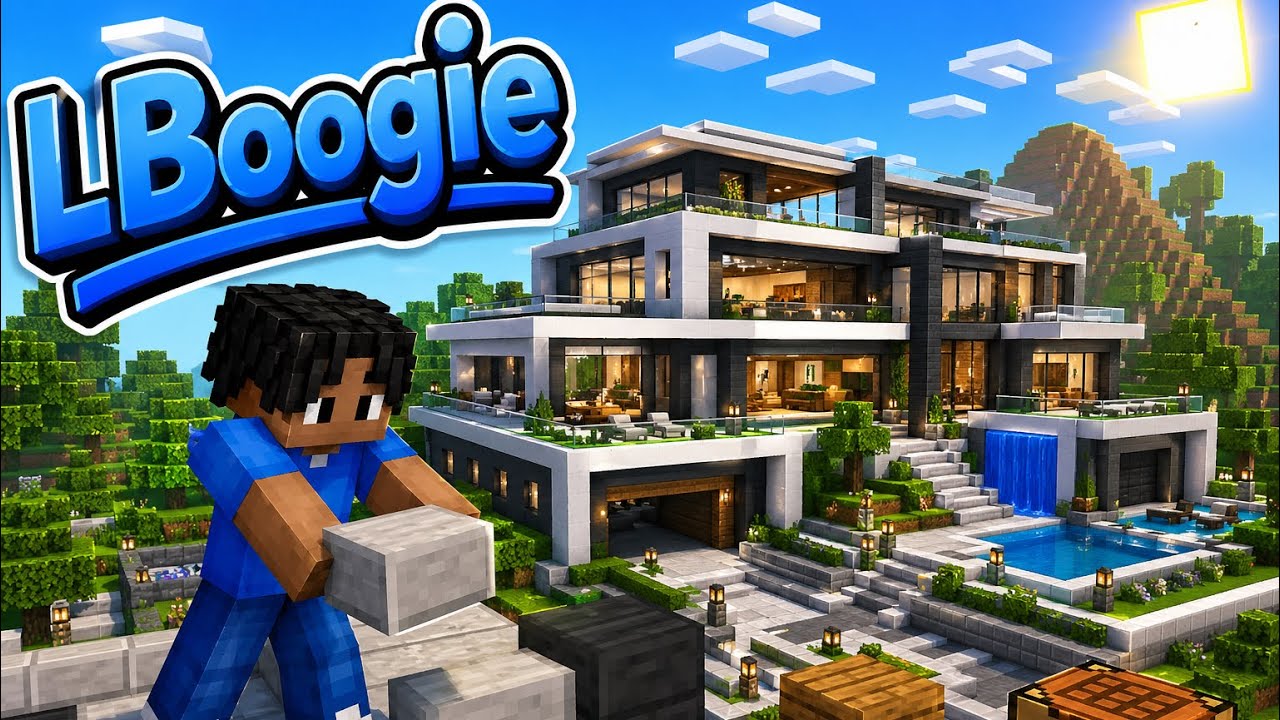 How To Build A Giant Modern House|Tutorial