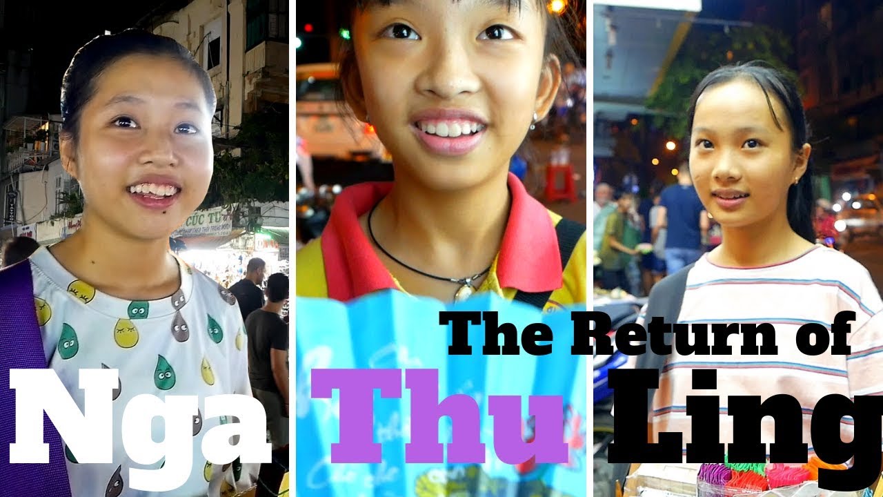 Helping Ang, Ling & Nga UPDATE Child Workers @ Ben Thanh Night Market Vietnam