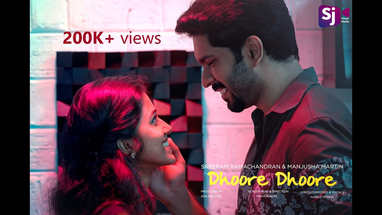 SONG II ദൂരെ ദൂരെ II Dhoore Dhoore II  Manjusha Martin  II  Sreeram Ramachandran II  Nawaz Munna II