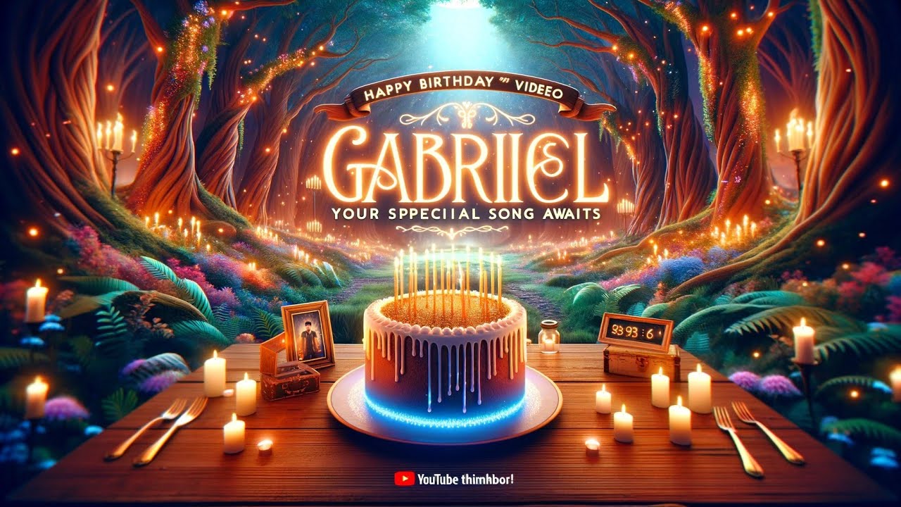 Happy Birthday Gabriel 🎂 | Celebrate Gabriel's Birthday with a Special Song cake 🎈