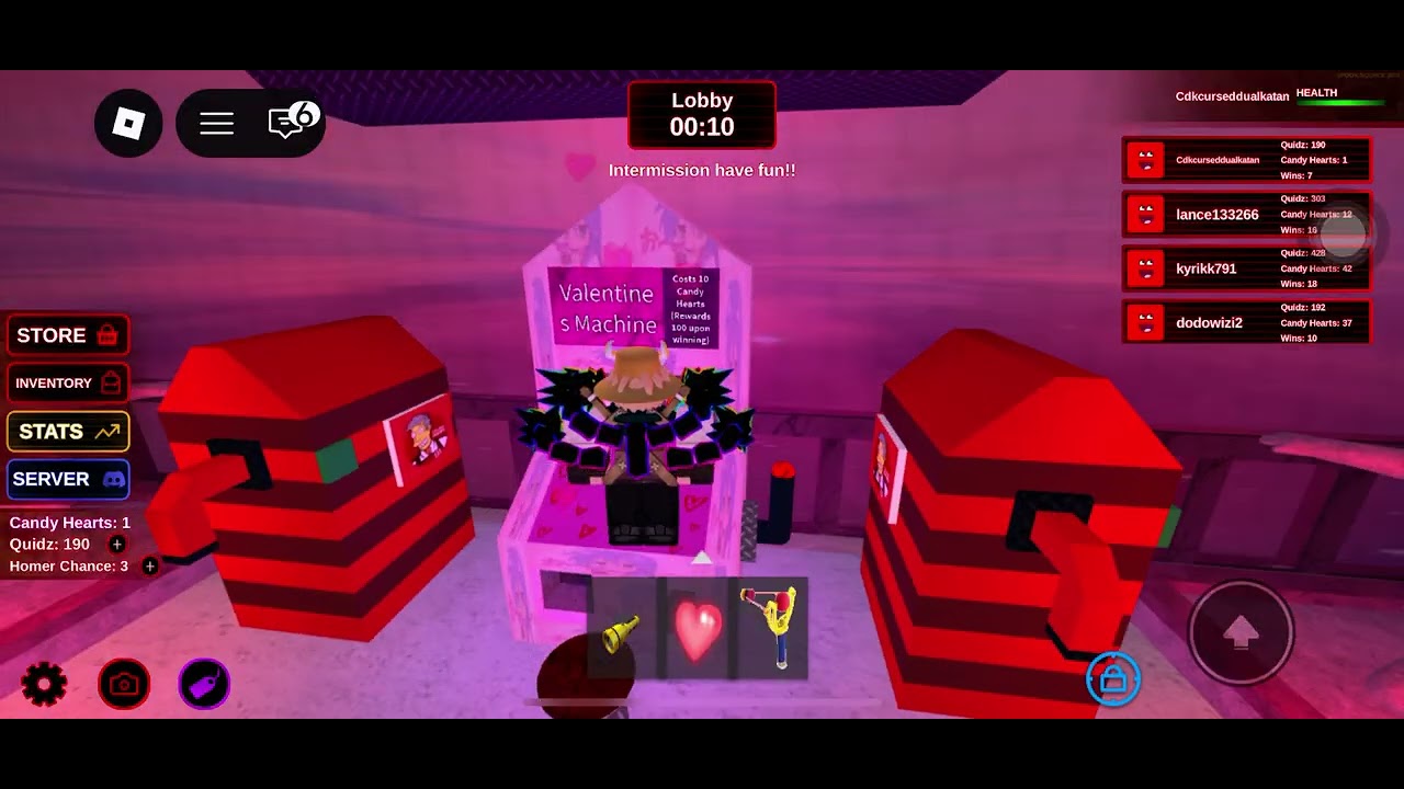 Playing you vs homer (valentine event)