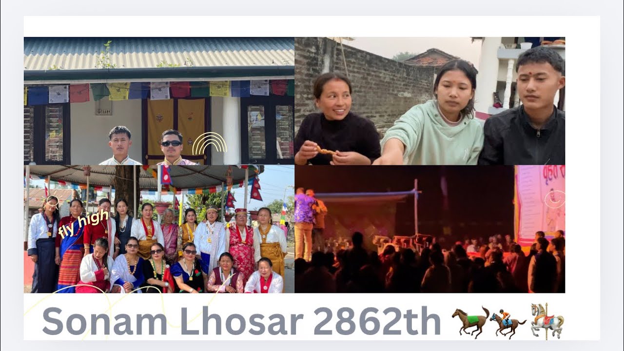2862th Sonam Lhosar||Horse Year|| Celebration with family🙏🏻😁