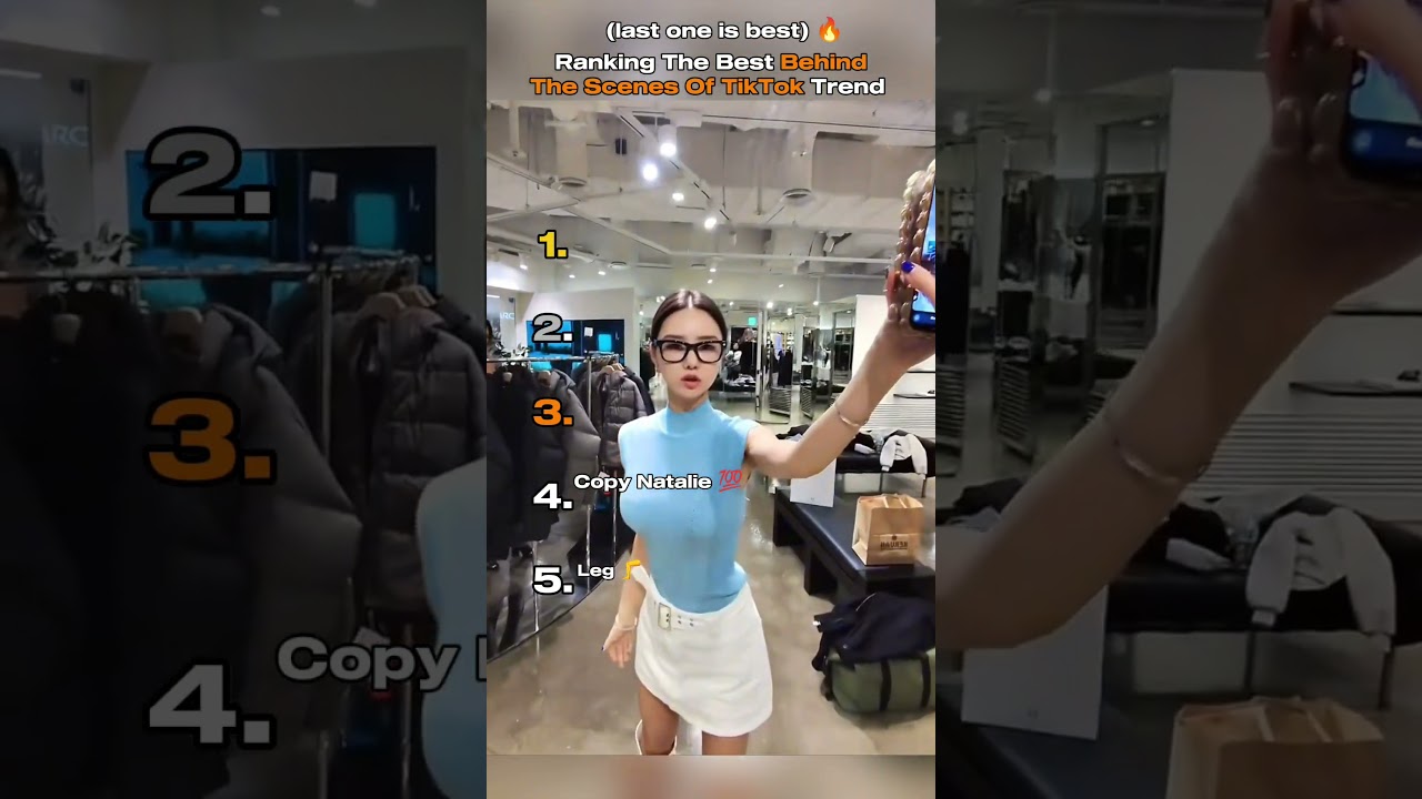 Ranking The Best Behind The Scenes Of TikTok Trend.