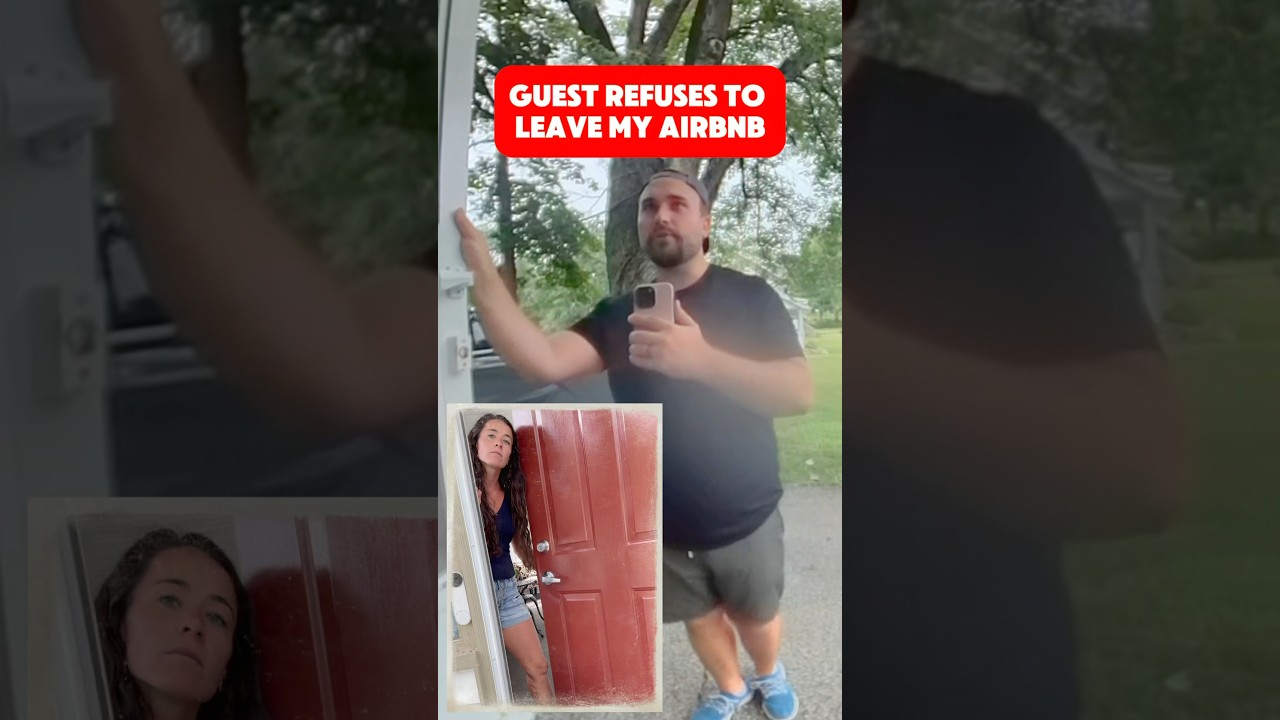 Squatter REFUSES to leave my Airbnb #skit #airbnbhost #squatter #properinsurance