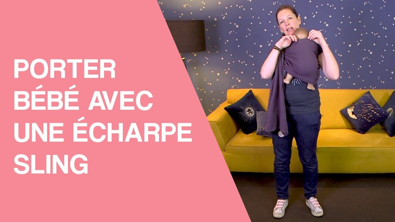 Comment porter bébé dans une écharpe sling ?