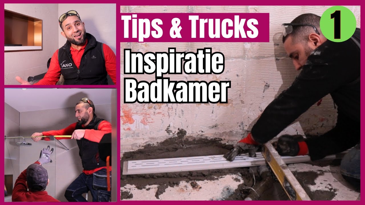 Leer hoe je zelf een DIY droom badkamer maakt: Deel 1 - Hoe installeer je een douchedrain
