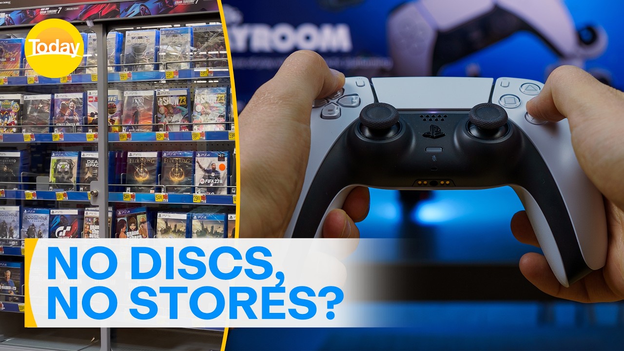 Fears for retailers after PlayStation ditches discs for games | Today Show Australia