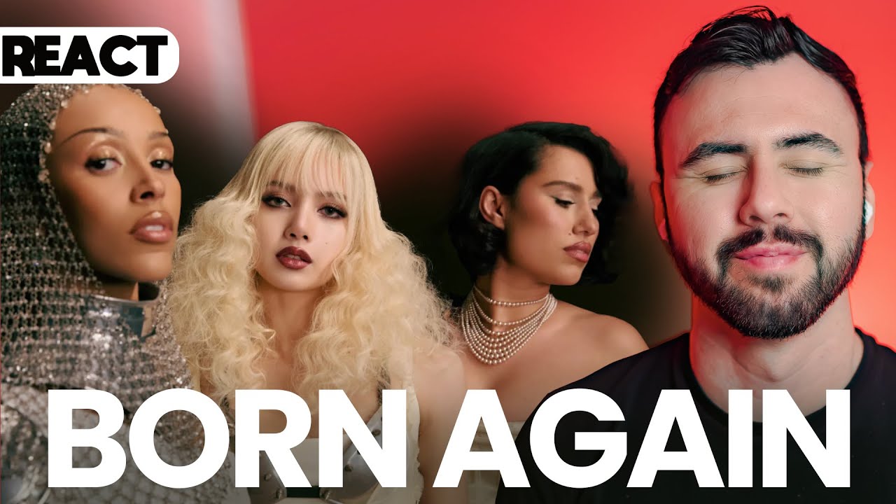 (React) LISA - BORN AGAIN feat. Doja Cat & RAYE (Official Music Video)