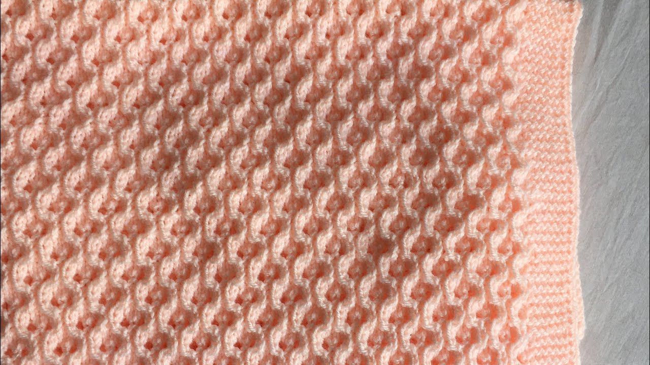 Hand Knitted baby blanket