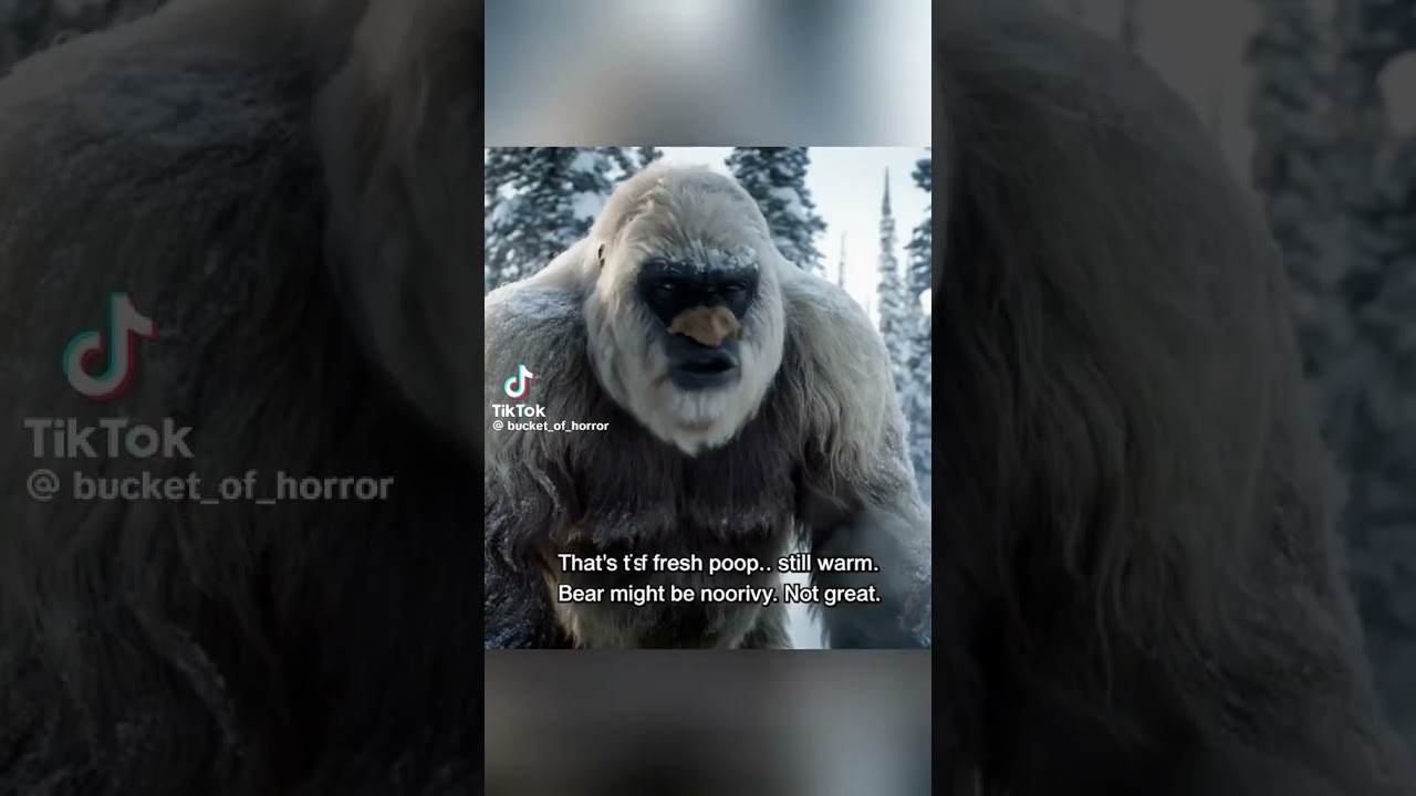 Poop? #funny #yeti #comedy #wildlife #ai #fypシ゚viral #animals #monkey #suomi #beer