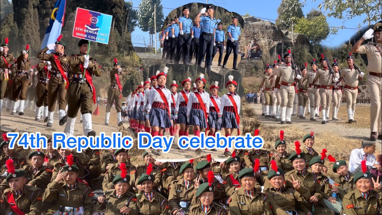 74th Republic Day Celebrate 🎉 In Mirik/Darjeeling on 26 January 2023 /Held at Alley play Ground