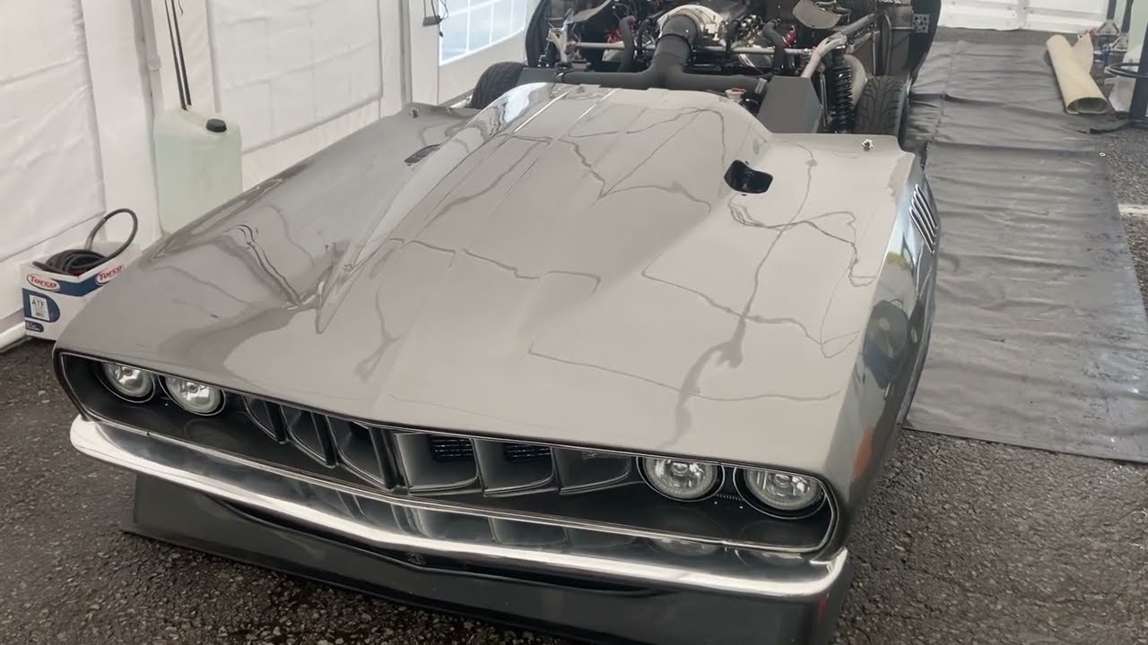 Mark Sheridan's street legal twin-turbo Hemi-powered 1971 Plymouth Cuda