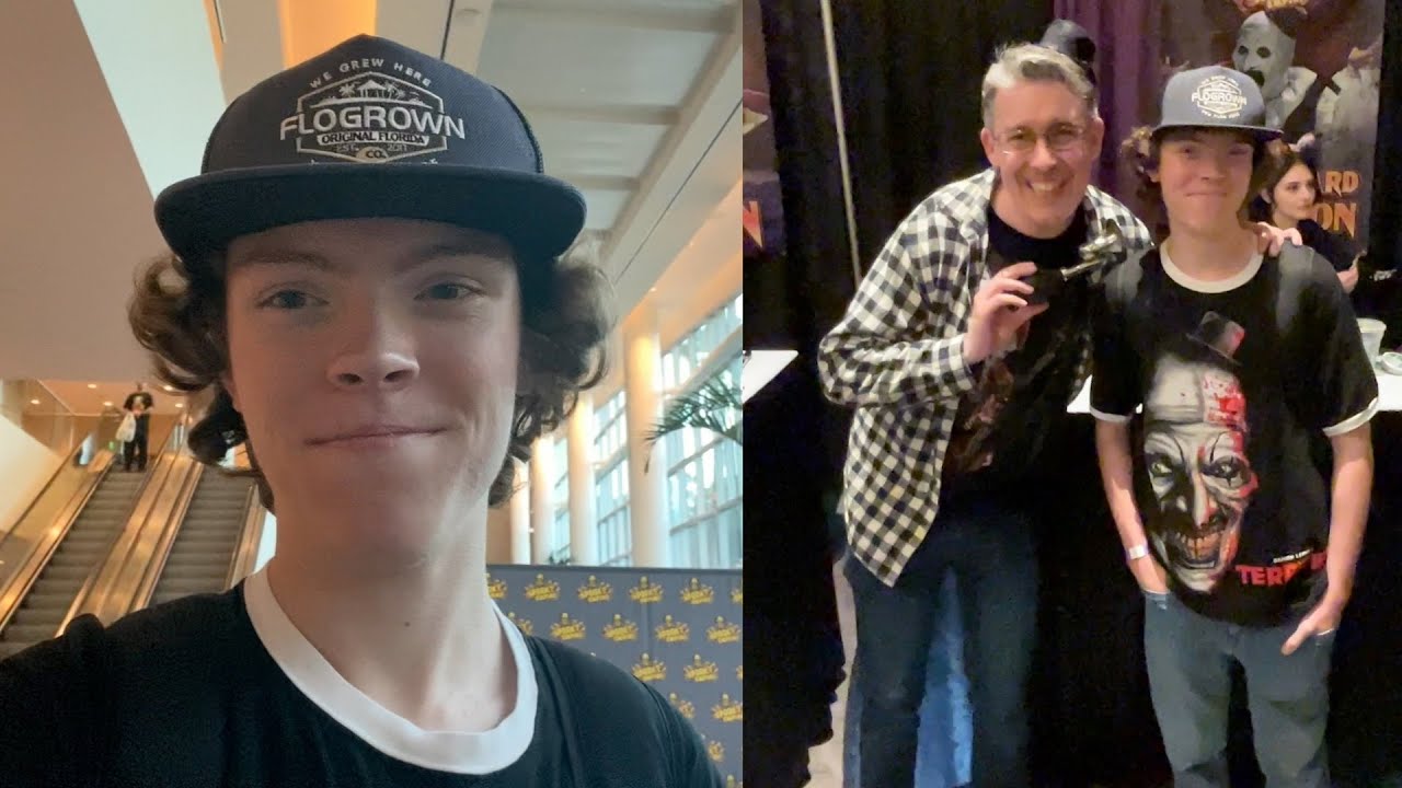 Meeting David Howard Thornton (Art The Clown) at Spooky Empire.