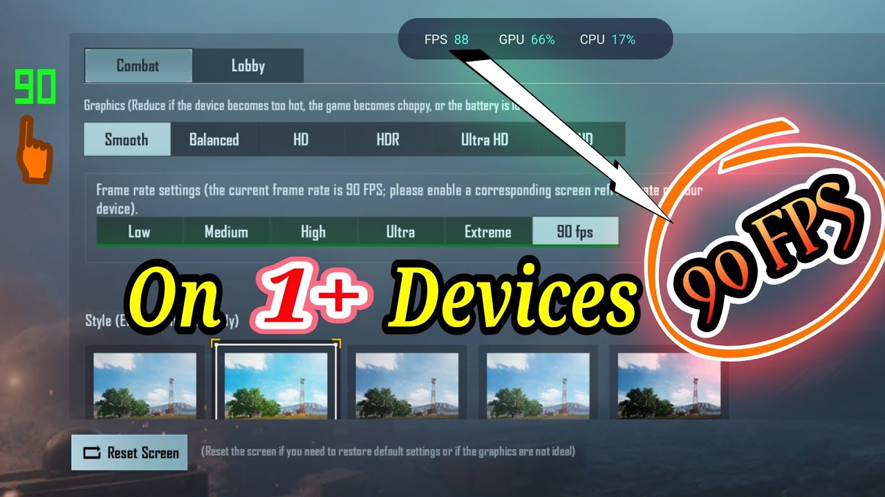 Enable 90 FPS in BGMI on OnePlus Devices Without Root or PC / OnePlus 7 Pro/ 7T / 7TPro / 8 / 8T Etc