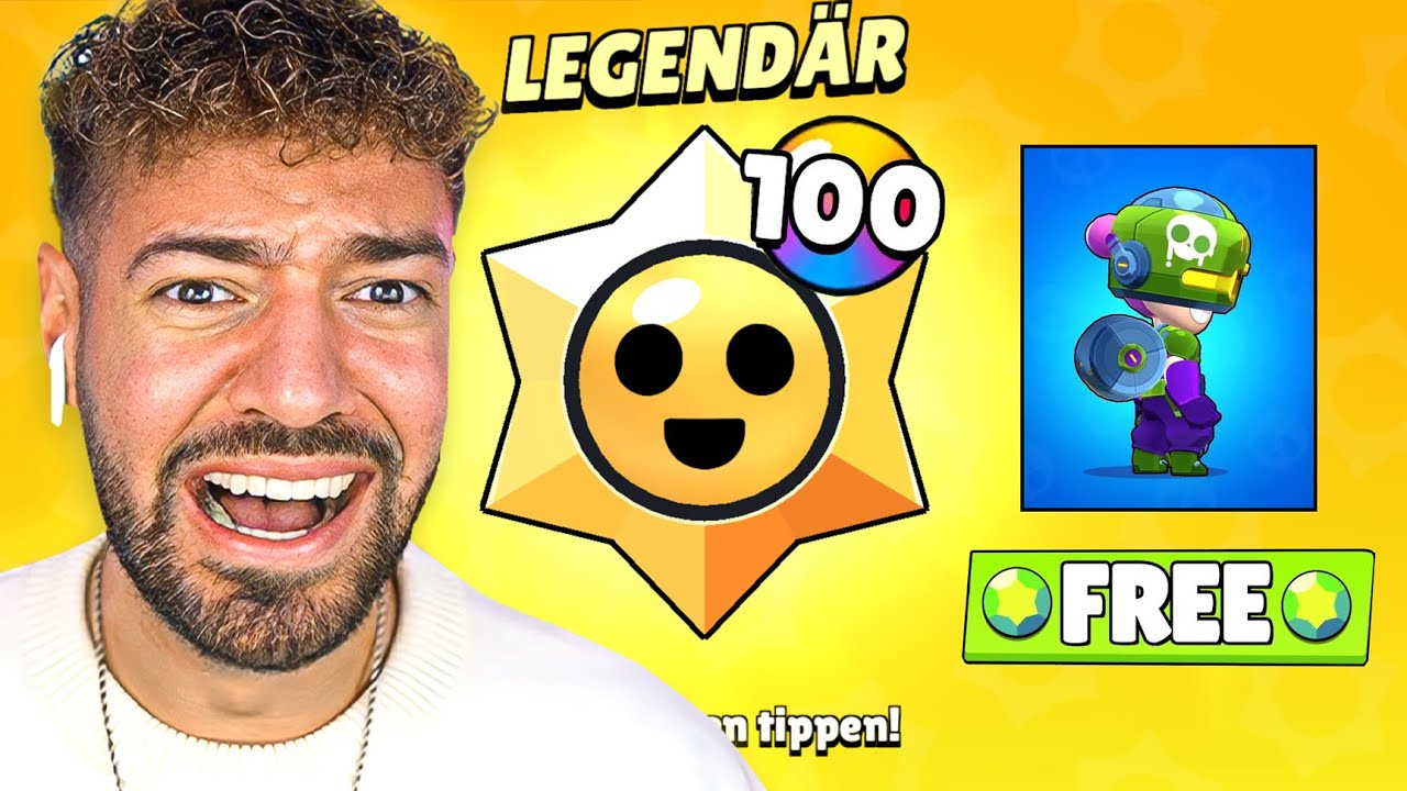TAG 10! XL STAR DROP OPENING + FREE SKIN BEKOMMEN! WAS ERREICHT man in BRAWL STARS auf neuem ACCOUNT