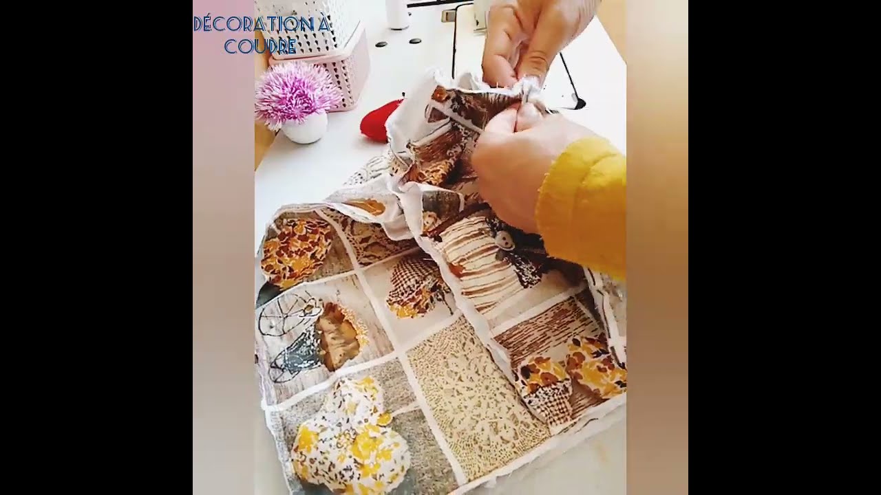 Sew dough machine cover🧵 غطاء العجانة #الخياطة_sweing