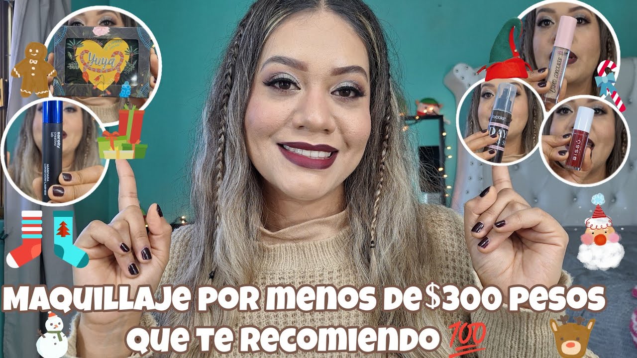 Maquillaje Por Menos De $300 Pesos Que Te Recomiendo ✨️🫶🏼| Bissú, Sarelly Creativo Lab etc...
