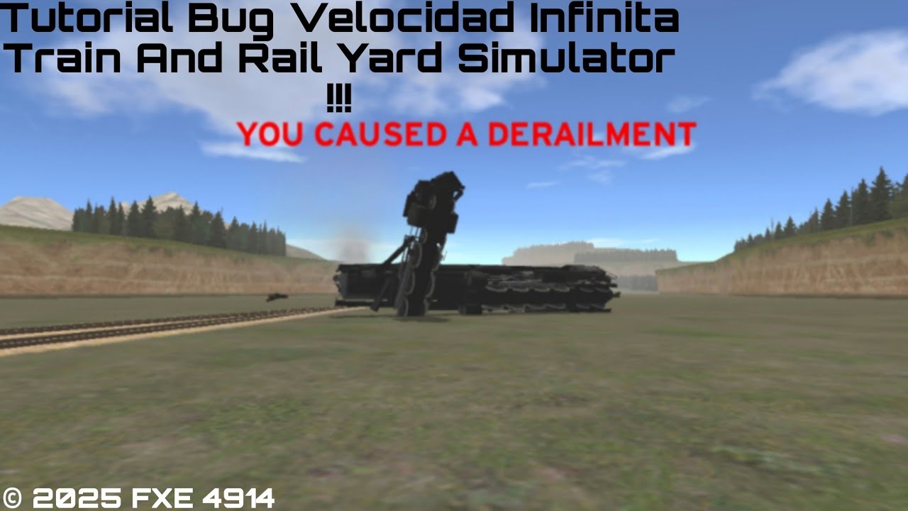 Train and Rail Yard simulator Bug Velocidad Infinita Parte 2