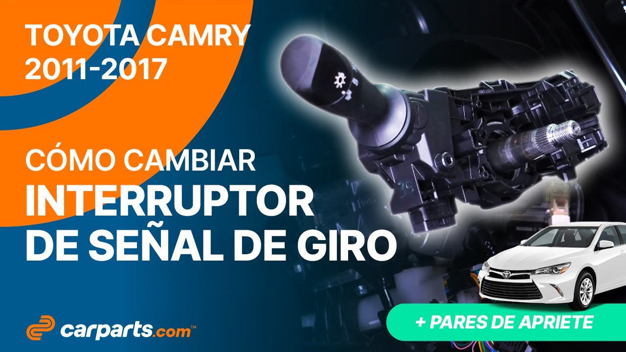 Cómo cambiar el Interruptor de Señal de Giro 2011-2017 Toyota Camry ⚡