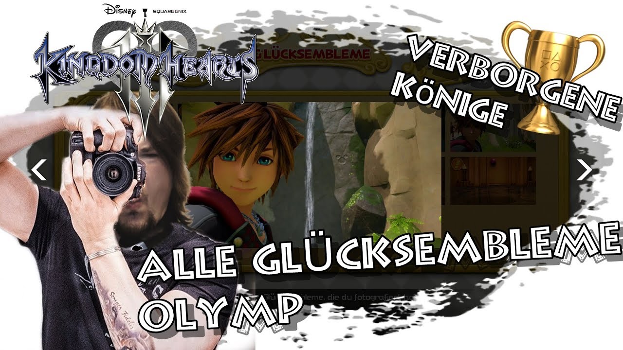 KINGDOM HEARTS 3 - ALLE GLÜCKSEMBLEME - OLYMP - GUIDE (deutsch)