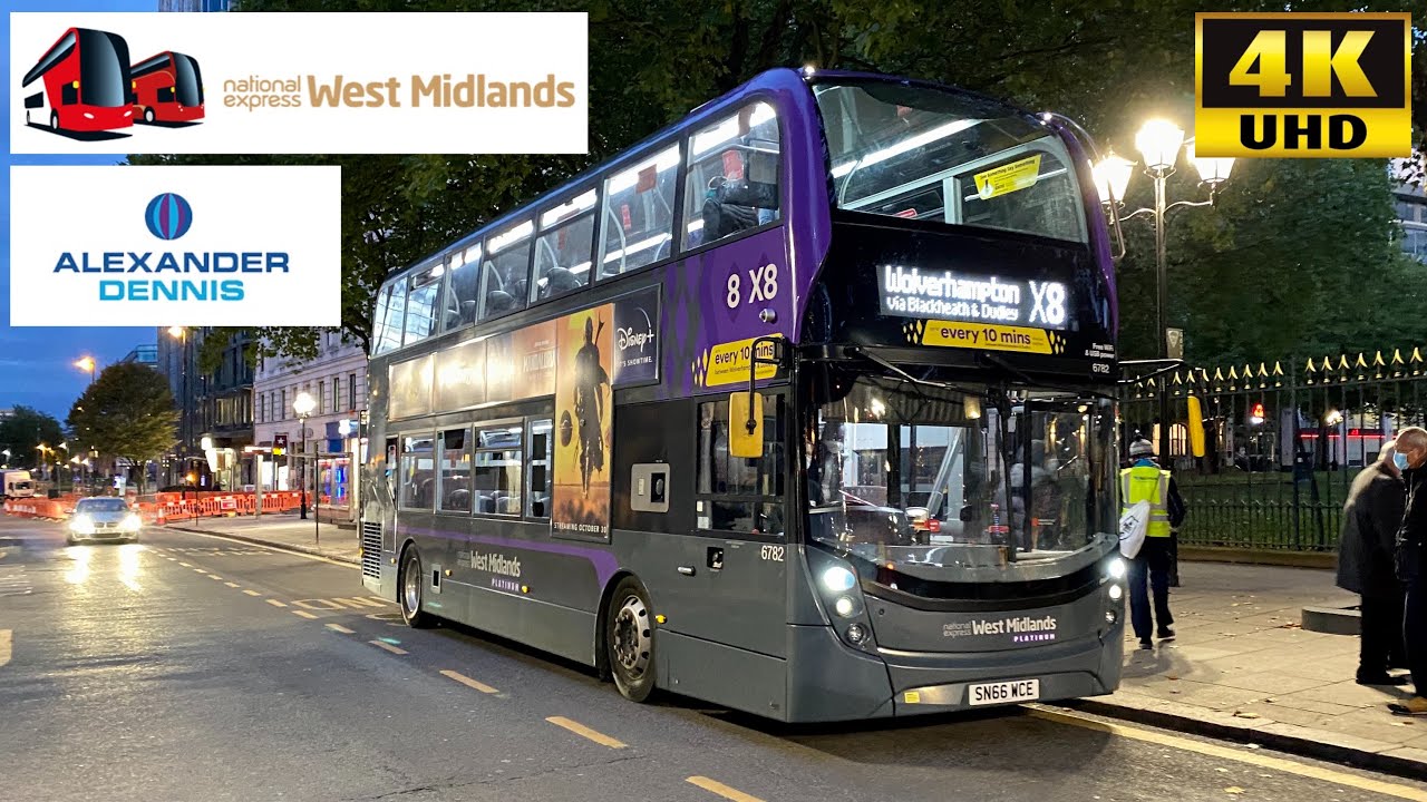[NX West Midlands: X8 Birmingham to Wolverhampton] Alexander Dennis Enviro400MMC (6782/SN66WCE)
