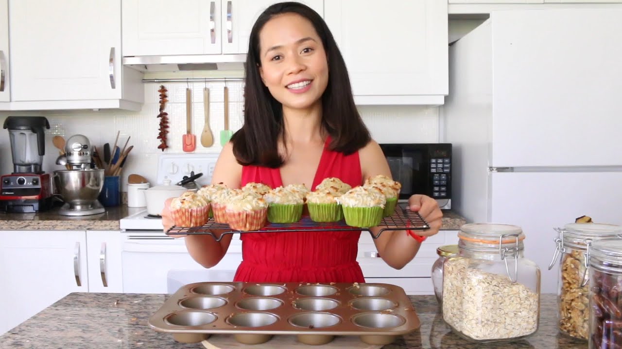 BÁNH MUFFIN YẾN MẠCH CHUỐI DỪA
