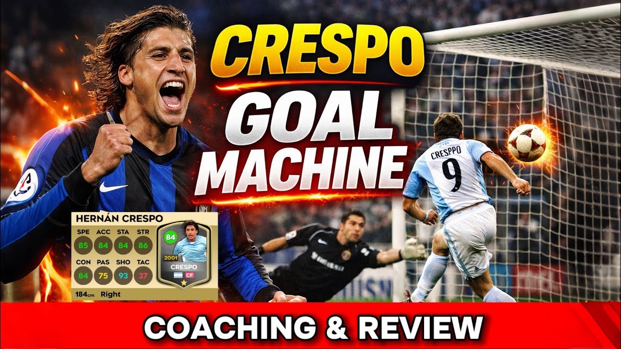 Hern&aacute;n Crespo 🇮🇹 Klasyczny napastnik Serie A 🔥 Poradnik bramkowy, styl gry i trenerski | Boss Gaming