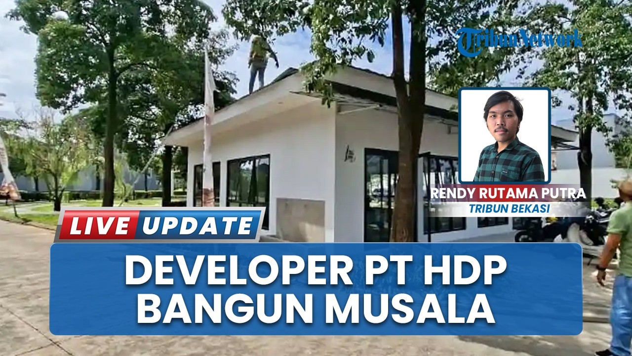 Developer PT HDP Bangun Musala di Kawasan Sebagai Solusi Persoalan Warga Klaster