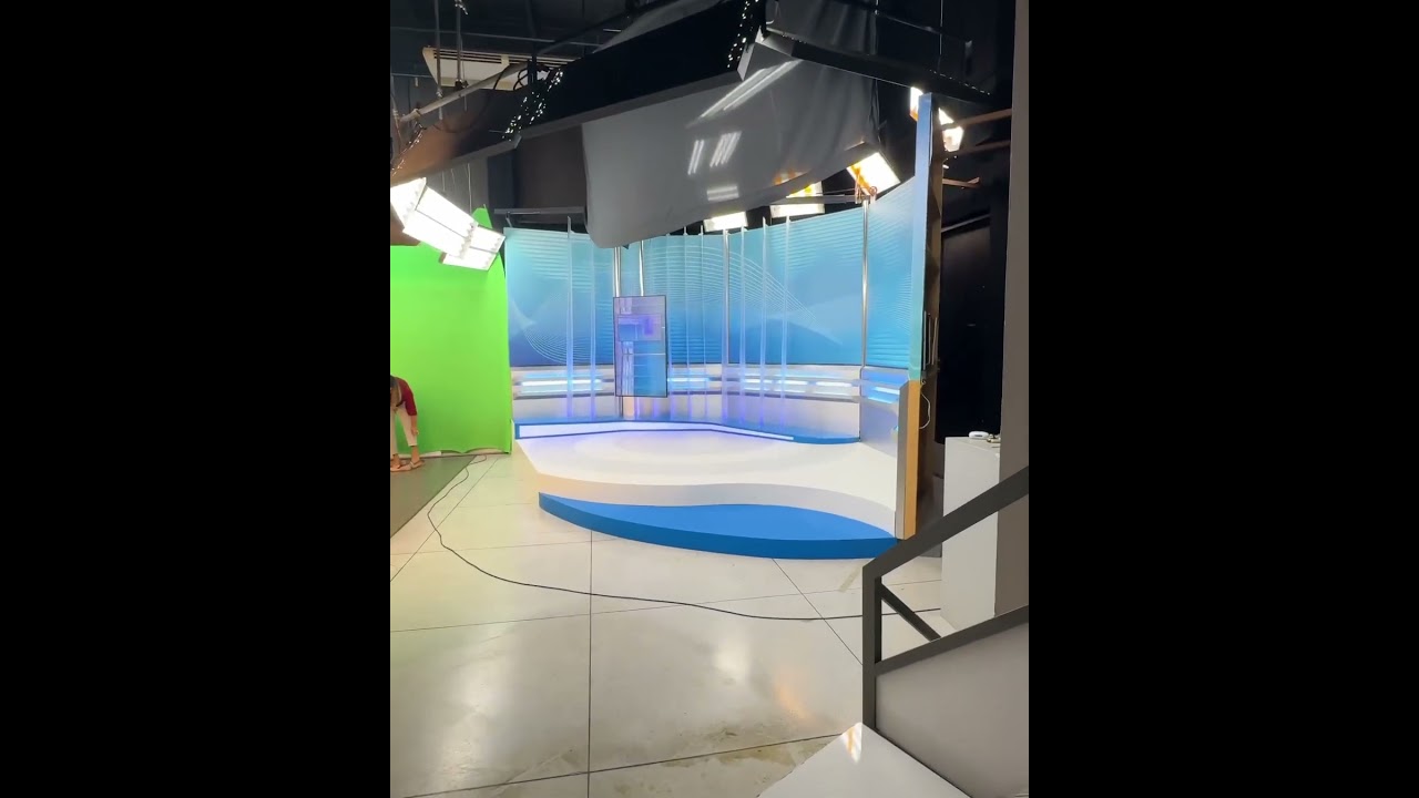 Est&uacute;dio da Rede CNT em Curitiba atualmente.