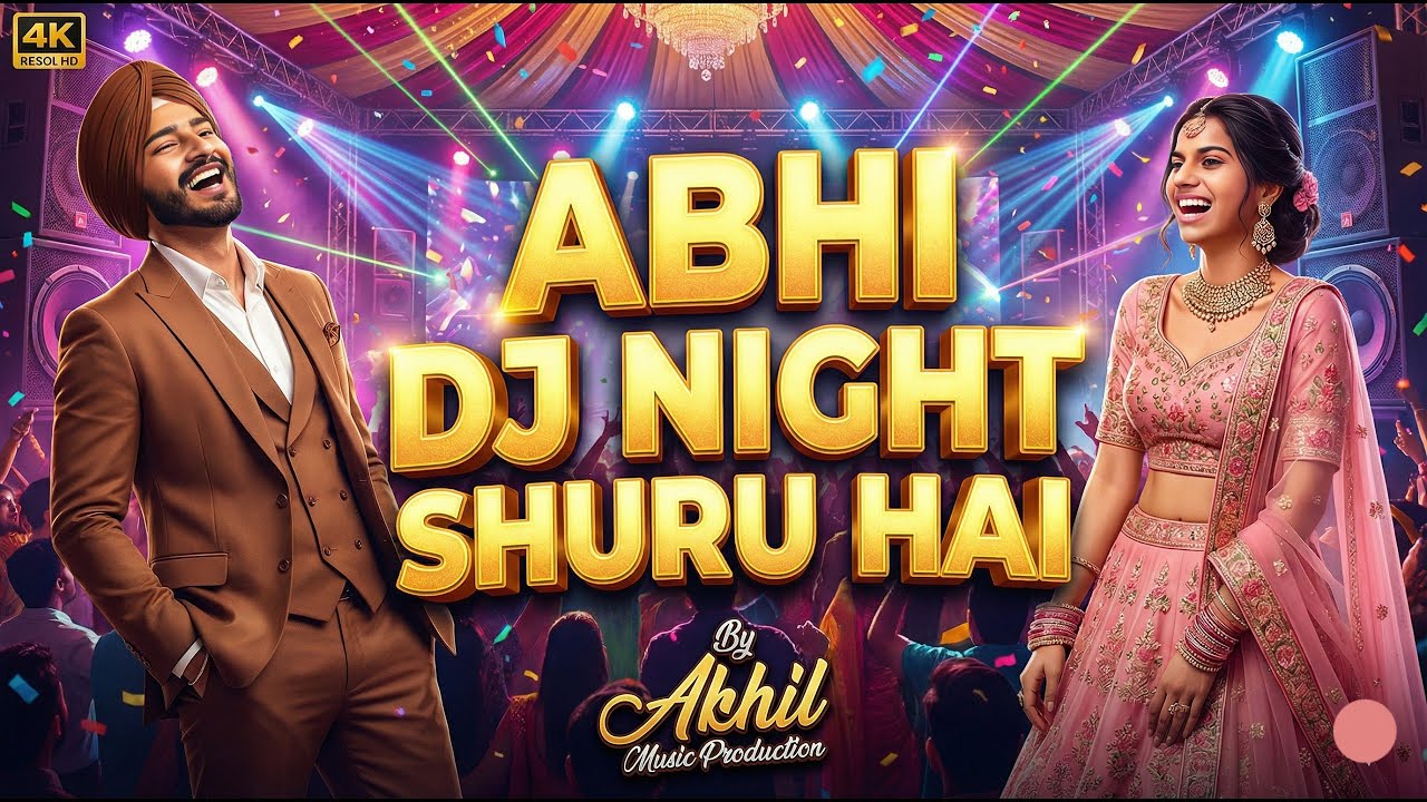 ABHI DJ NIGHT SHURU HAI 🔥 | Punjabi DJ Bhangra Song | Akhil Music Production