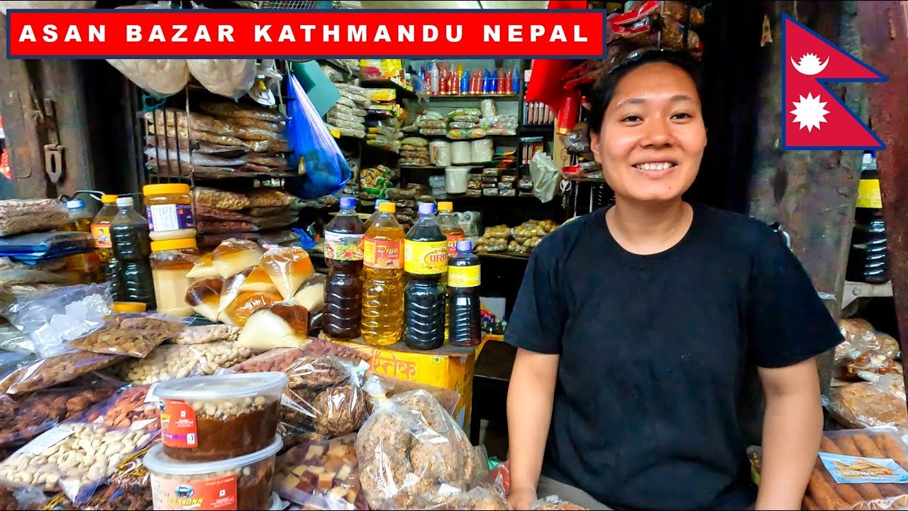 Asan Bazar Kathmandu Nepal || Conversation with beautiful Girl