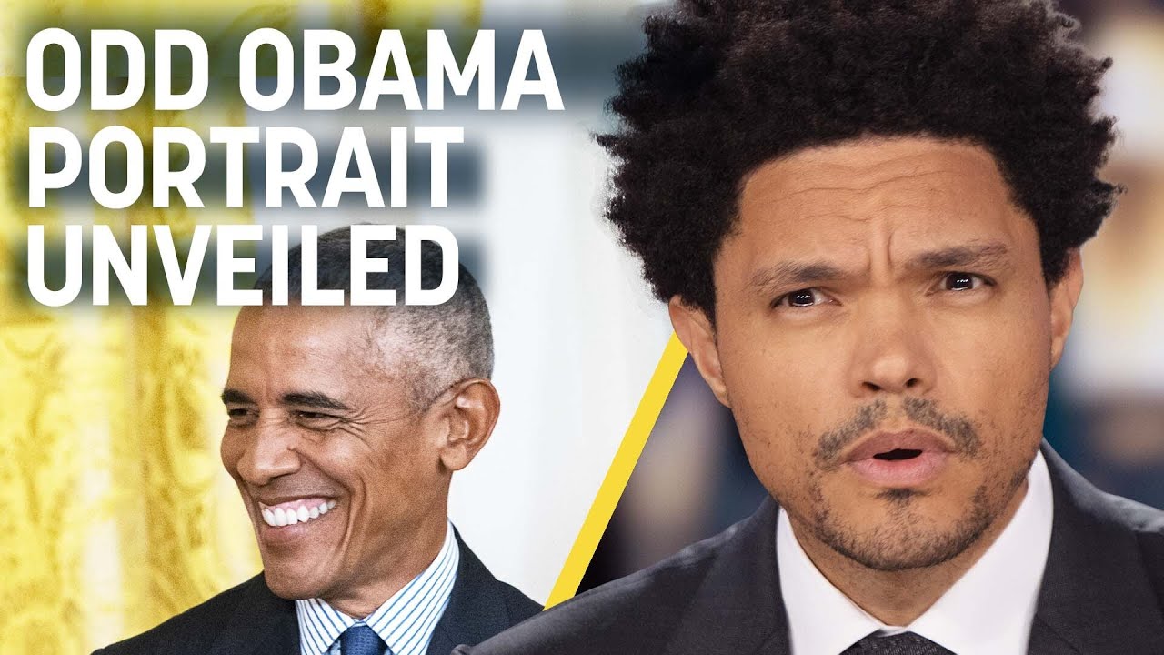 Obama’s Weird White House Portrait Unveiled & Apple Announces iPhone 14 | The Daily Show