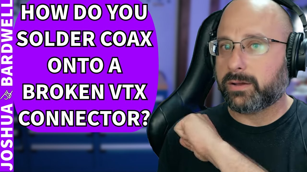 How Do You Solder A Coax Cable To An FPV VTX With A Broken Connector? - FPV Questions