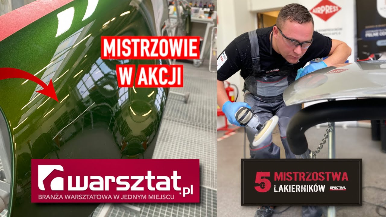 Lakierowanie, polerka i masy. Oto konkurencje Mistrzostw Lakierników SPECTRAL [REPORTAŻ]