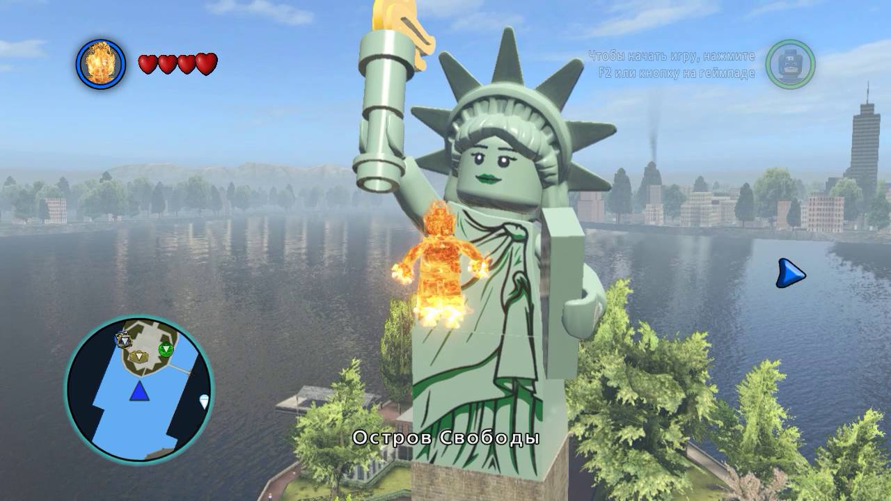 LEGO MARVEL Super Heroes the statue of liberty winks
