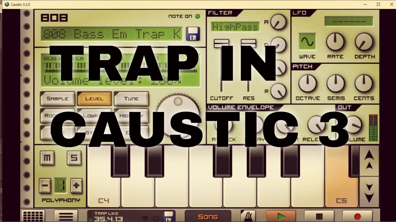 caustic 3 trap beat
