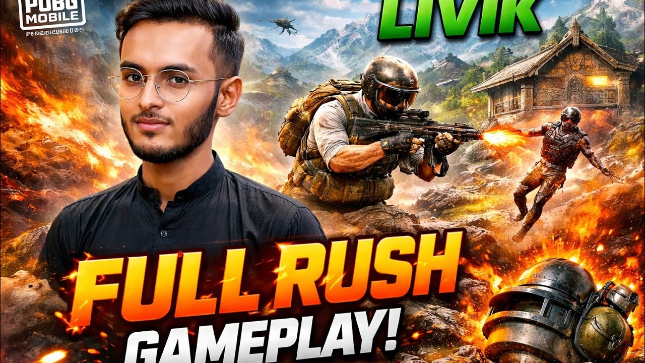 PUBG Mobile Livik Full Rush Gameplay | High Kill Fast Match 🔥